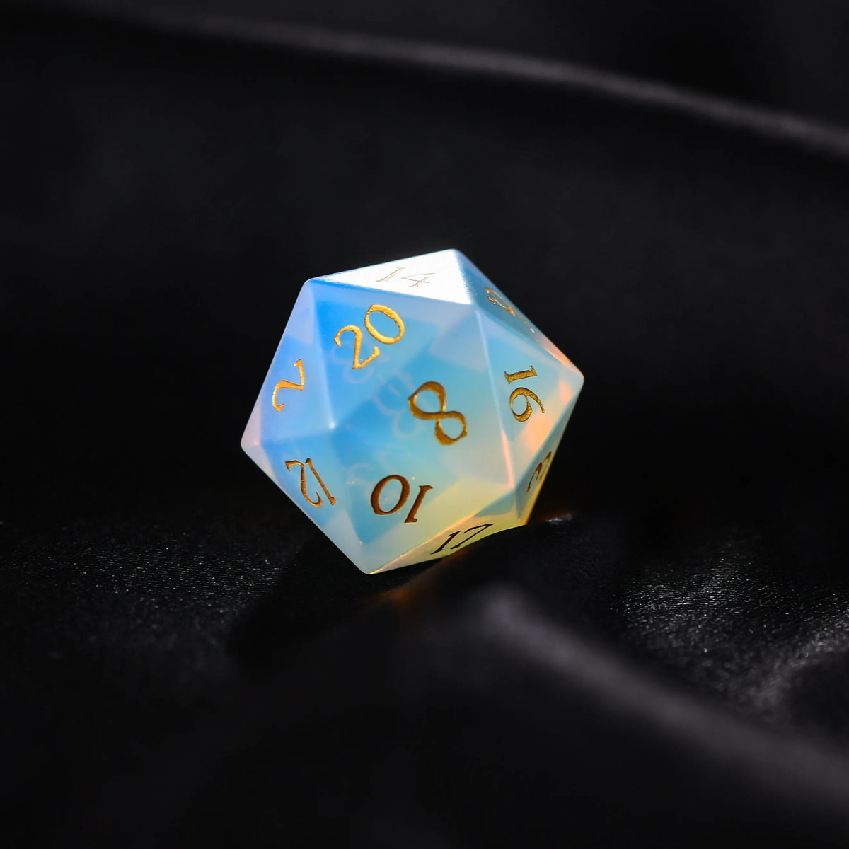 Opalite Gemstone Dice