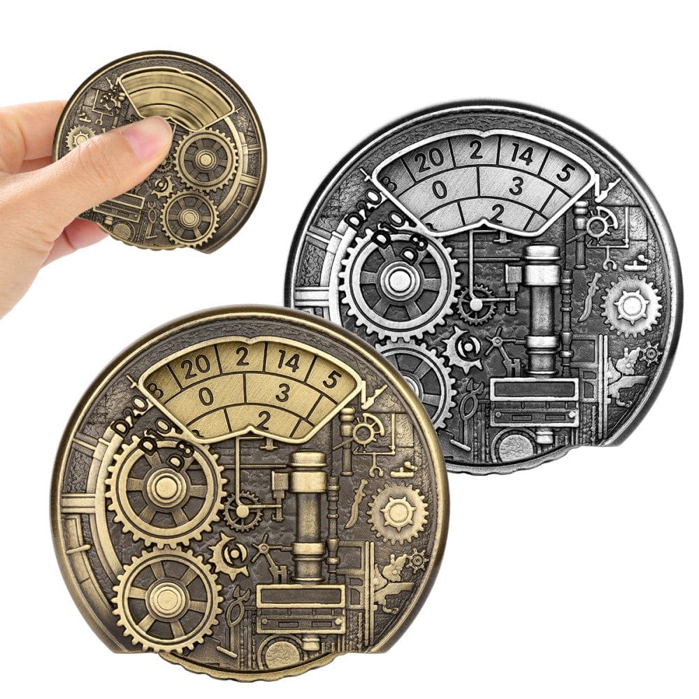 Steampunk Gear Dice Spinner
