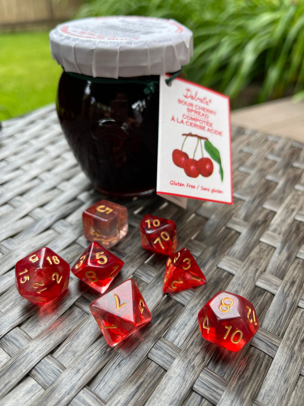 Sour Cherry Dice Set