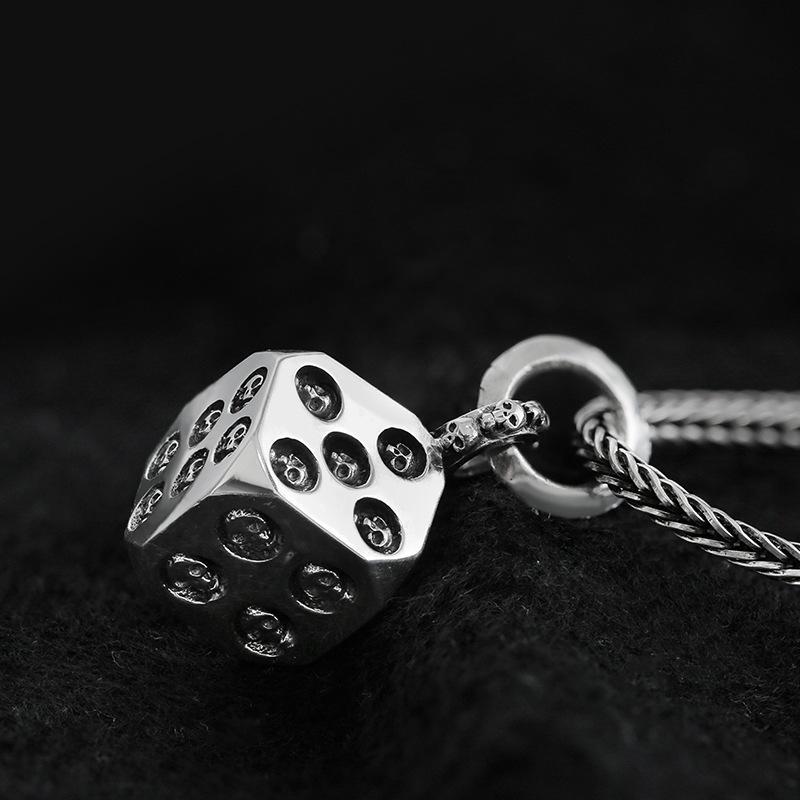 Skull dice necklace