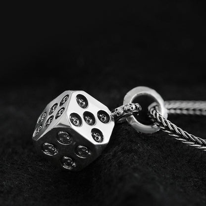Skull dice necklace