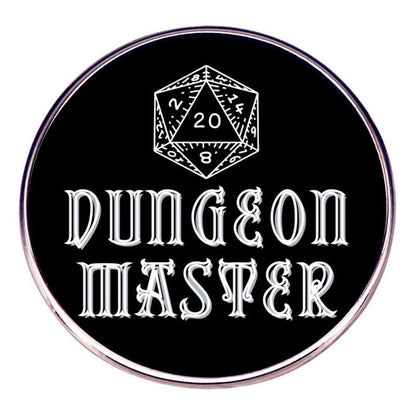 Dungeon Master Fantasy Tabletop RPG Dice Game Pin
