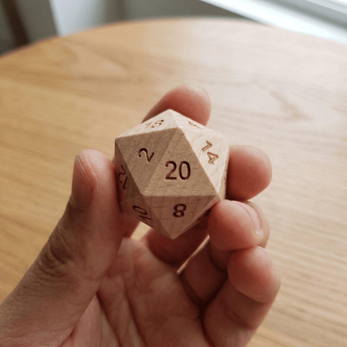 Beechwood - Wood Dice Set