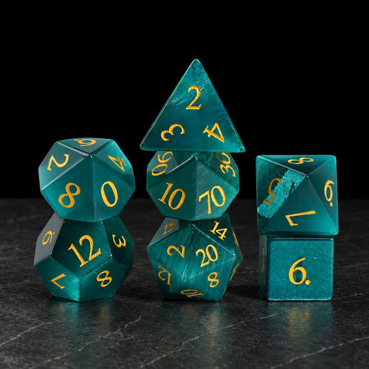 Heart of the Wildwood - Gemstone Dice Set