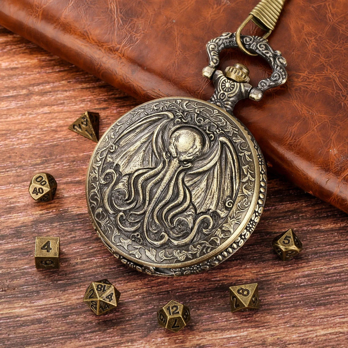 KRAKEN RELIC POCKET WATCH DICE SET