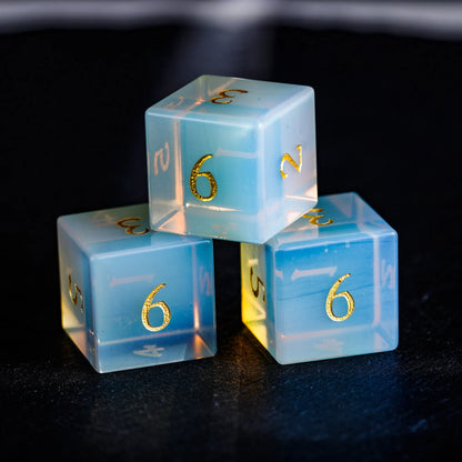 Opalite Gemstone Dice