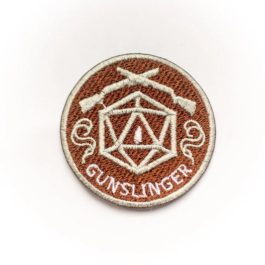 GUNSLINGER - Fantasy Tabletop RPG Inspired Scout/Achievement Iron On Patch