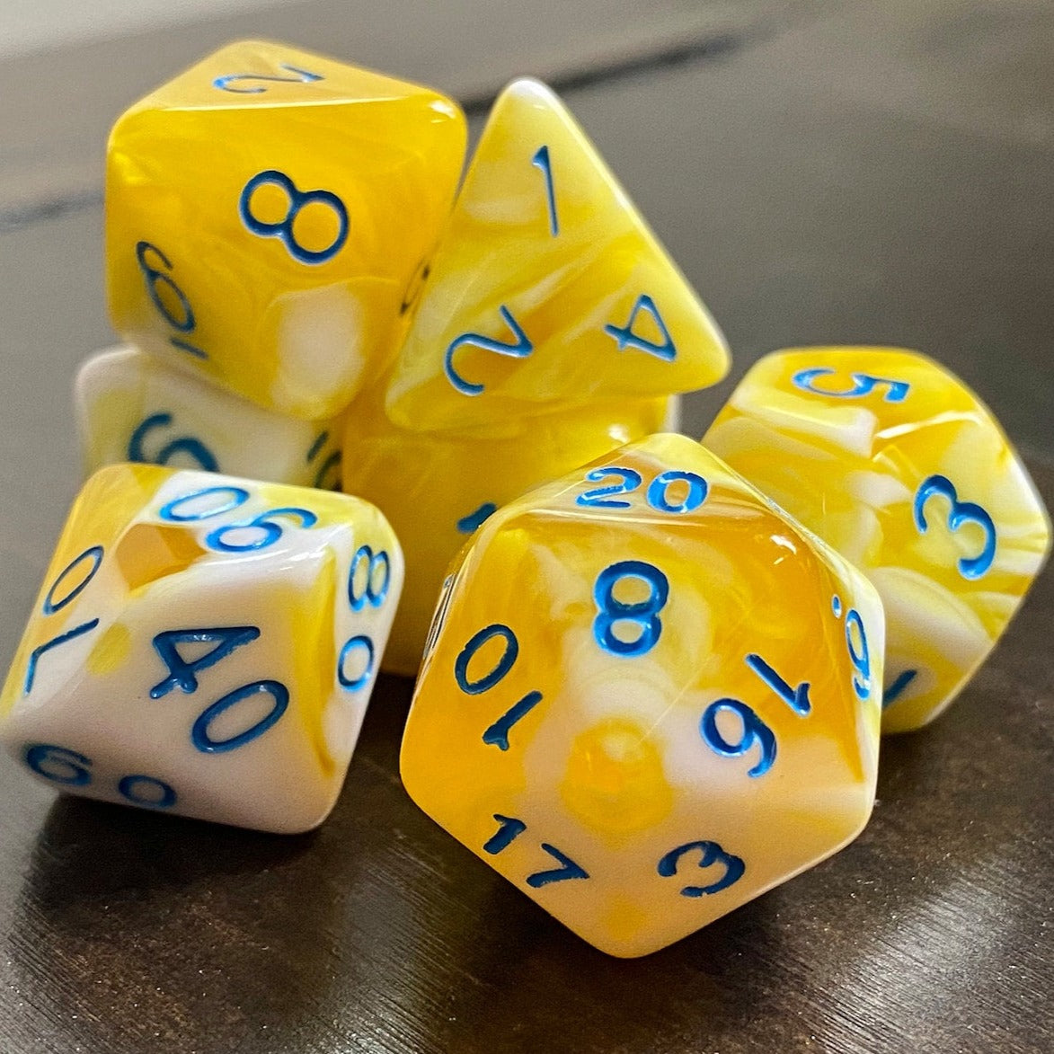 MELTED BUTTER Fantasy Tabletop RPG Dice Set
