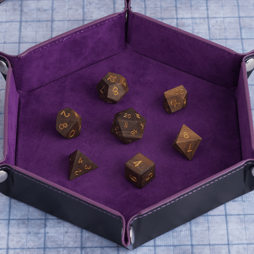Black Walnut - Wood Dice Set