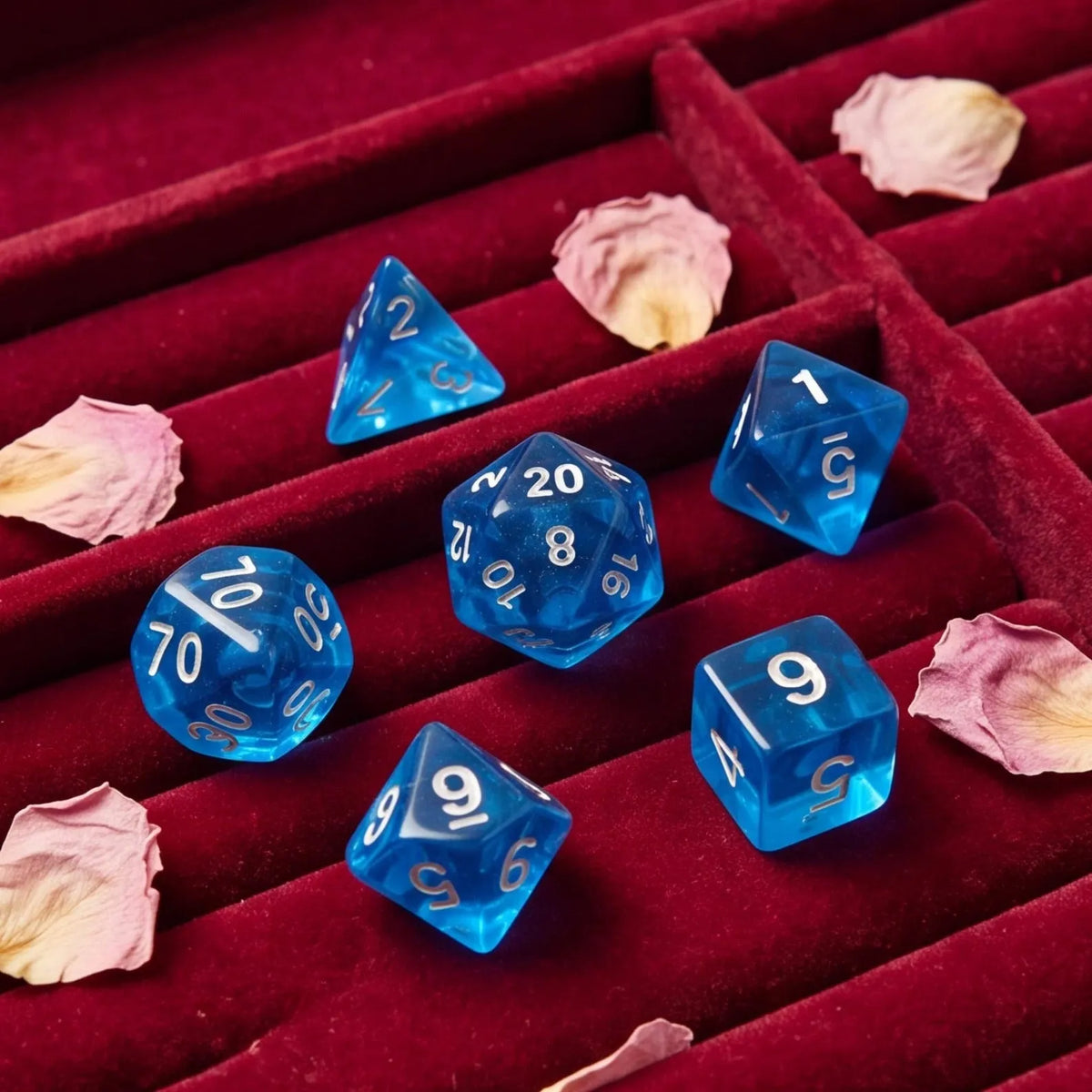 Blue Dice Set
