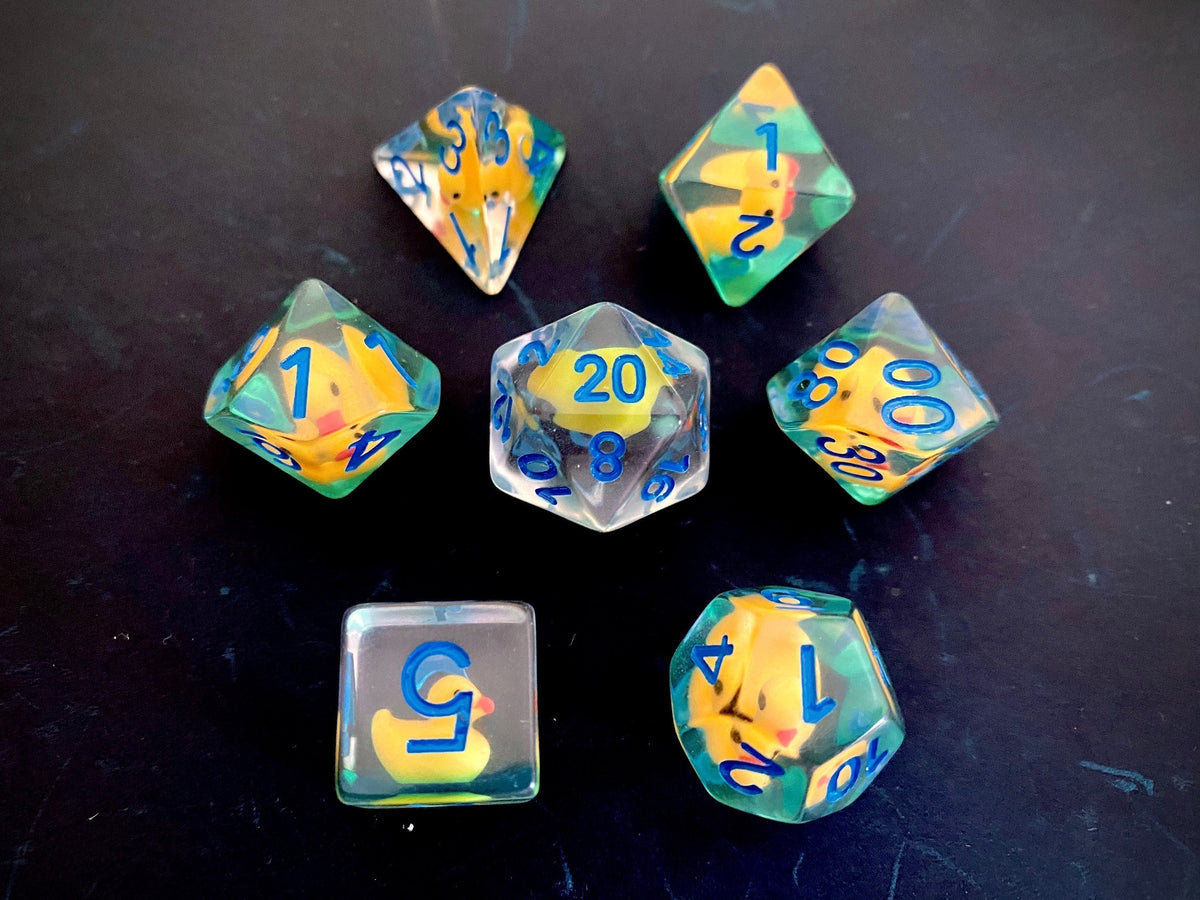 Ducky Fantasy Tabletop RPG Dice Set
