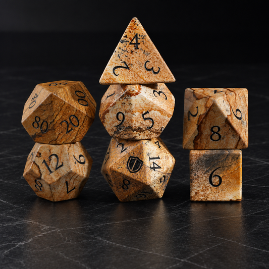 Desert Cartographer - Gemstone Dice Set