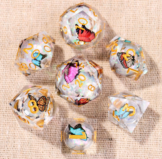 Butterfly Liquid Core Dice