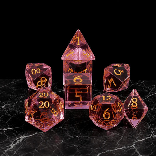Roselight Enchantment - Gemstone Dice Set