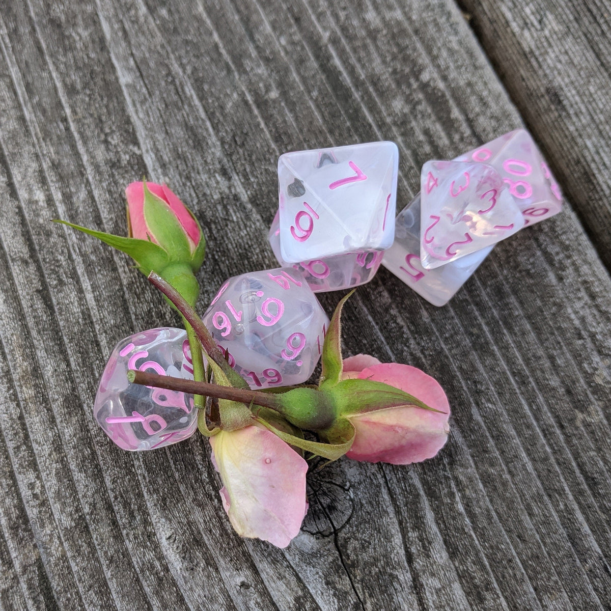 Rosemance Fantasy Tabletop RPG Dice Set