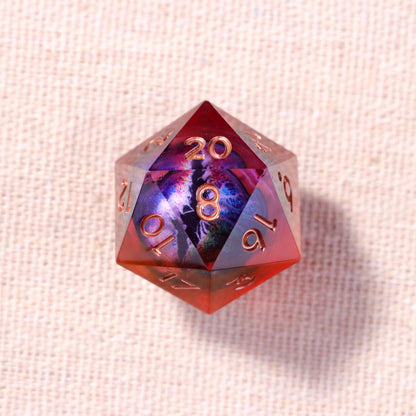 Red Dragon Eye Dice Set
