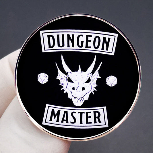 Fantasy Tabletop RPG Dungeon Master Brooch Dungeon Master Pin