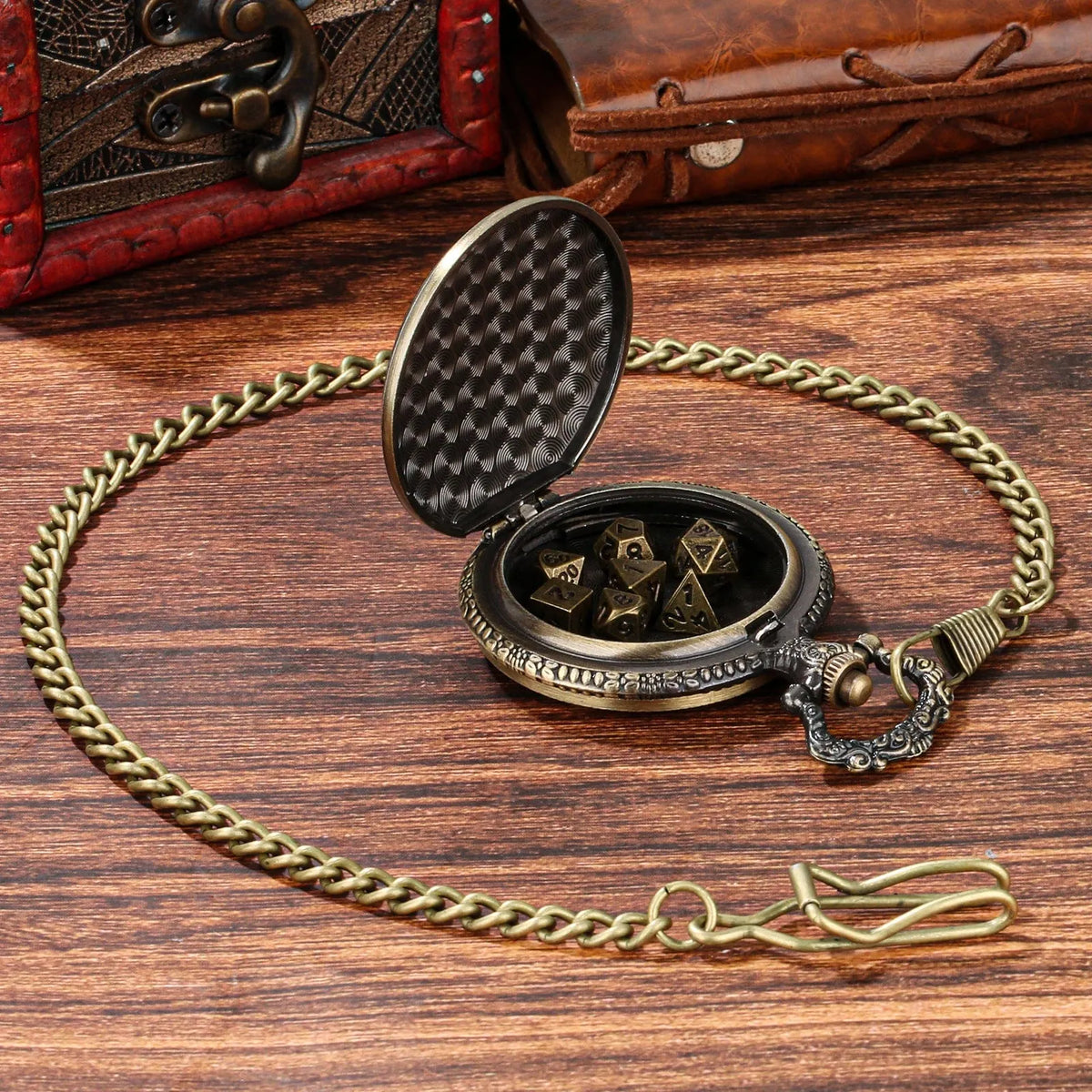 KRAKEN RELIC POCKET WATCH DICE SET