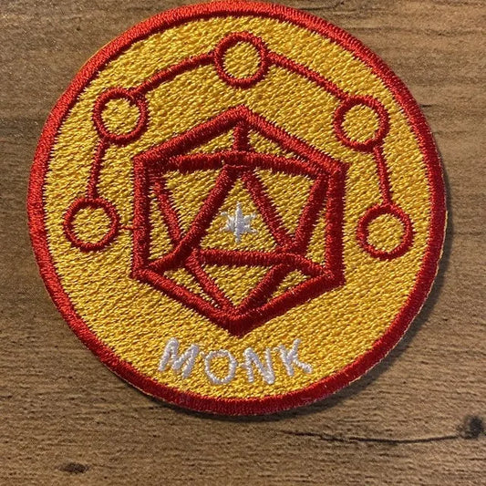MONK - Fantasy Tabletop RPG Inspired Scout/Achievement Iron On Patch
