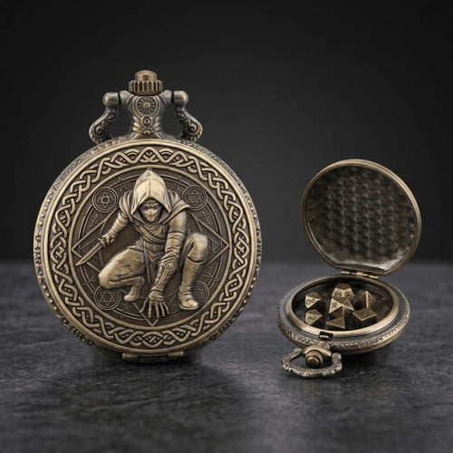 Rogue Pocket Watch Dice Set