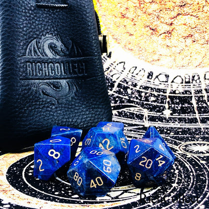 Blue Dice Set