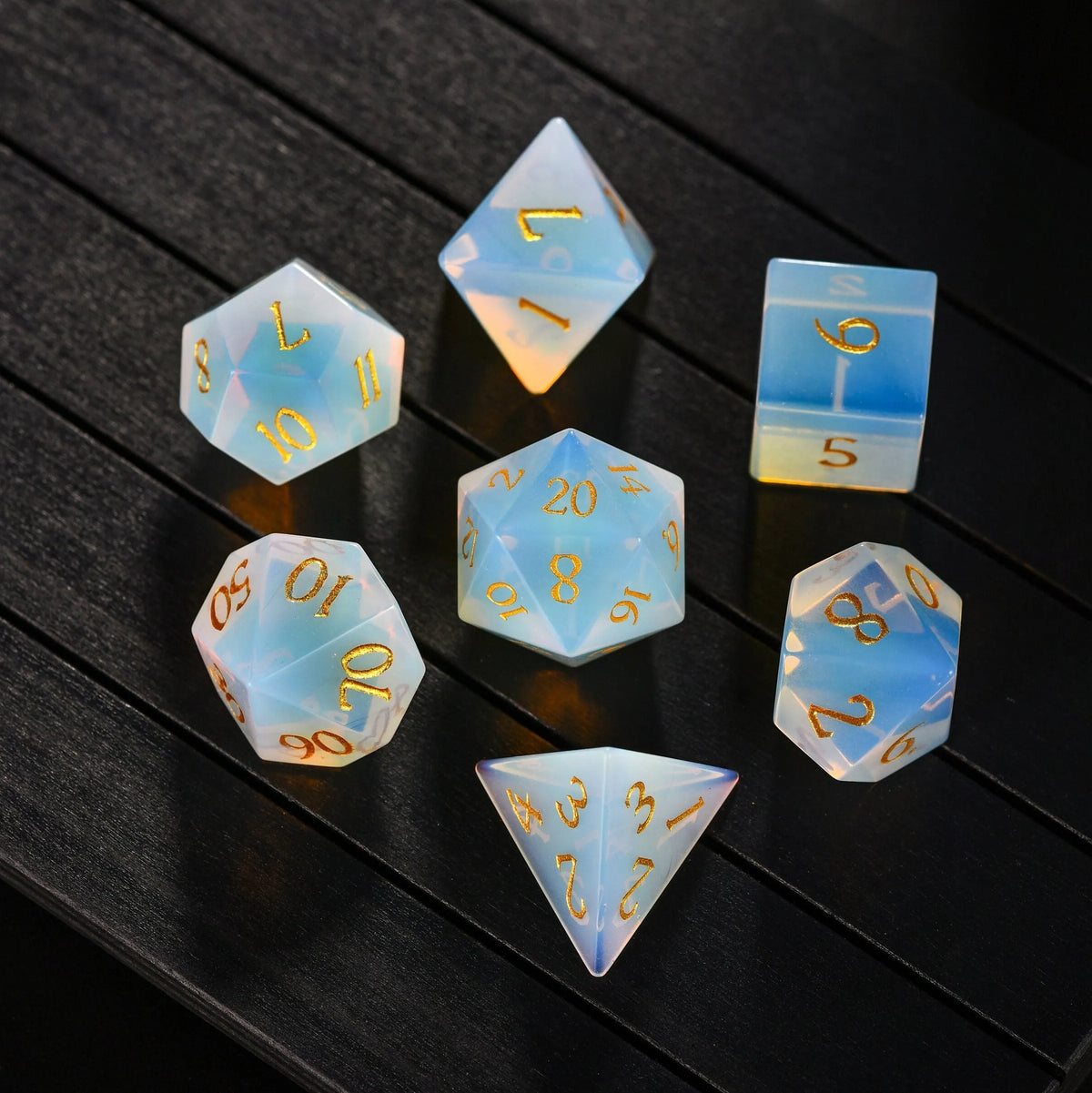 Opalite Gemstone Dice