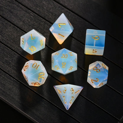 Opalite Gemstone Dice