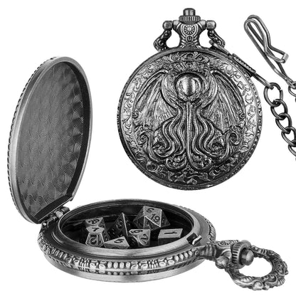KRAKEN RELIC POCKET WATCH DICE SET