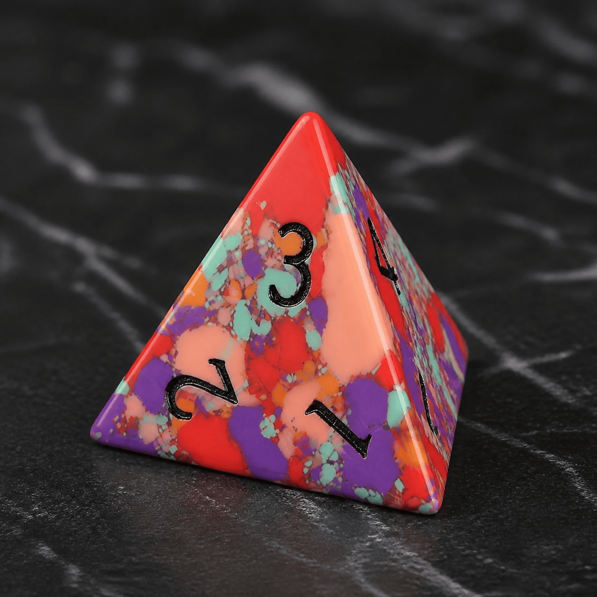 Mosaic Revel - Gemstone Dice Set