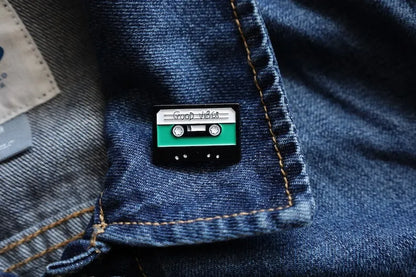 Cassette Tape Enamel Pins