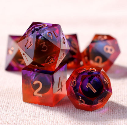 Red Dragon Eye Dice Set