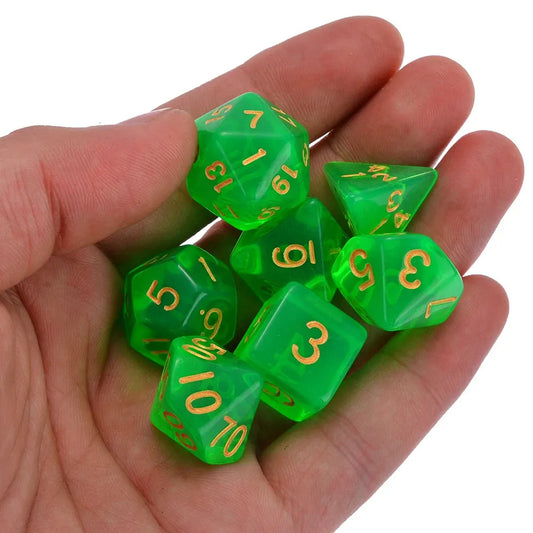 Gaseous Ooze Fantasy Tabletop RPG Dice Set
