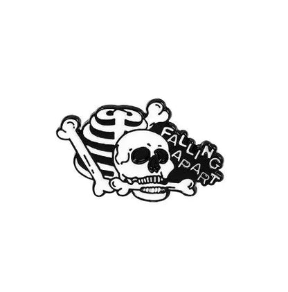 Halloween skull pin