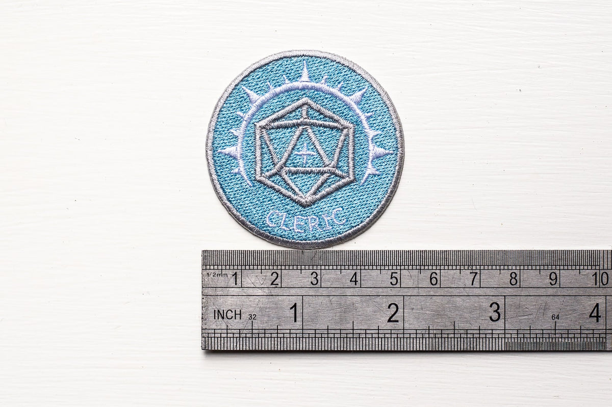 CLERIC - Fantasy Tabletop RPG Inspired Scout/Achievement Iron On Patch