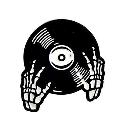 Record Brooch Pin