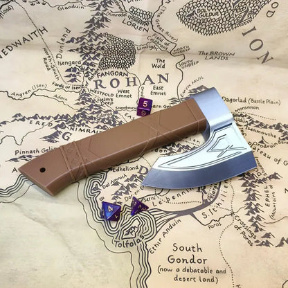 Dwarf Mithril Battle Axe Dice Holder + Give away a Mystery Dice Set (Random Color)