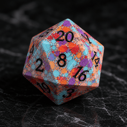 Mosaic Revel - Gemstone Dice Set