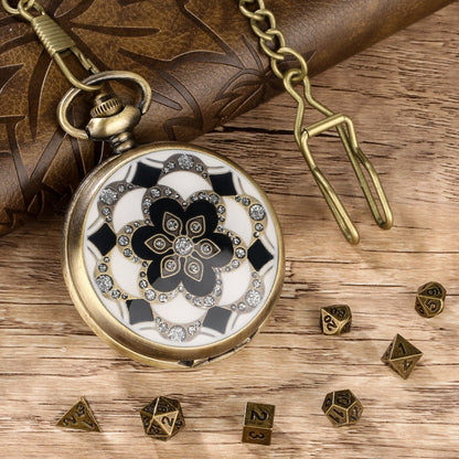 Mandala Pocket Watch Dice Set