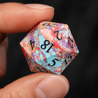 Mosaic Revel - Gemstone Dice Set