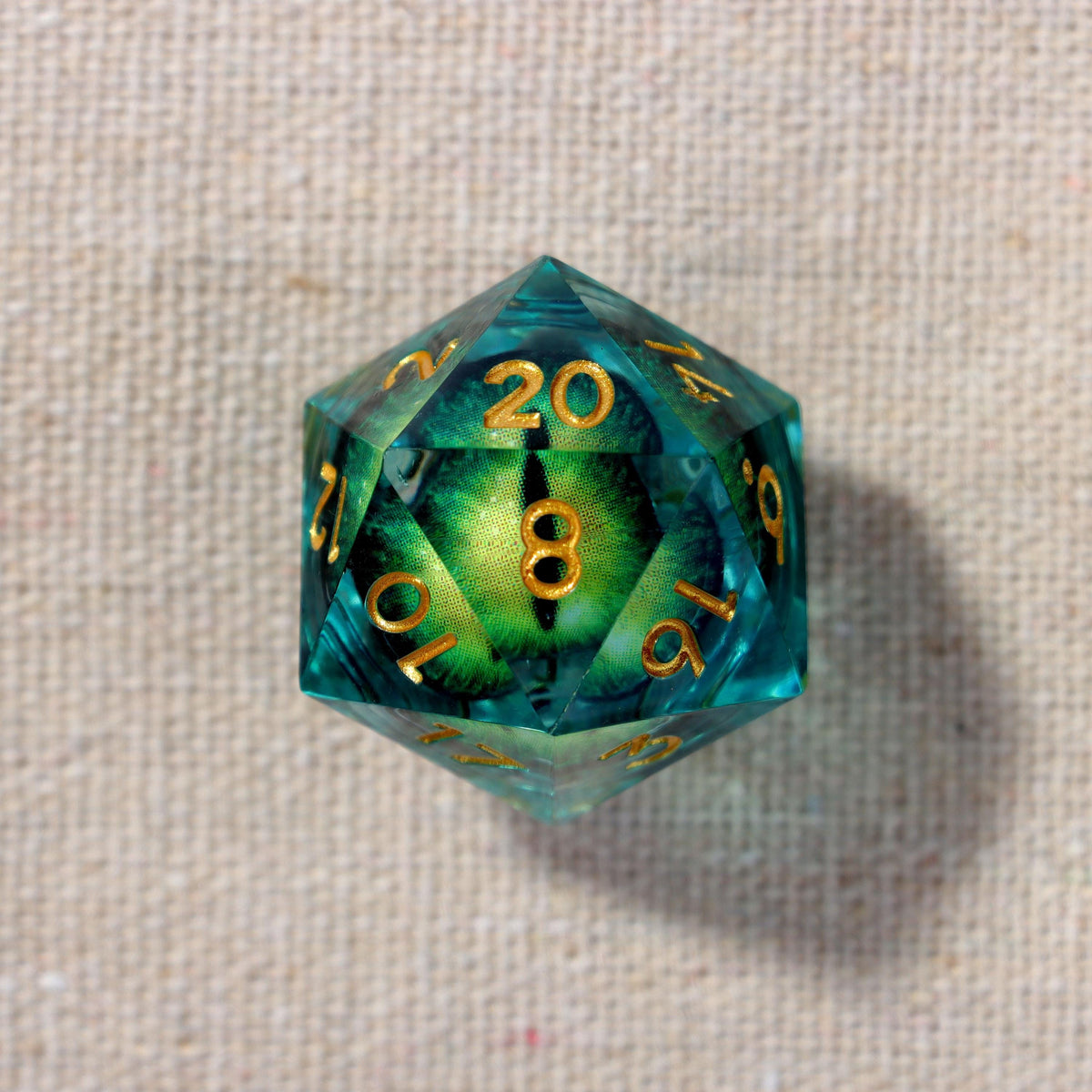 Teal Green D&D Dice Set