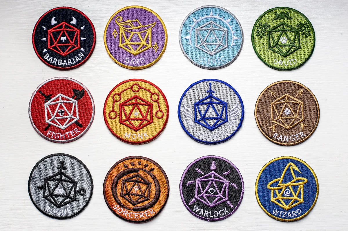 BARBARIAN - Fantasy Tabletop RPG Inspired Scout/Achievement Iron On Patch