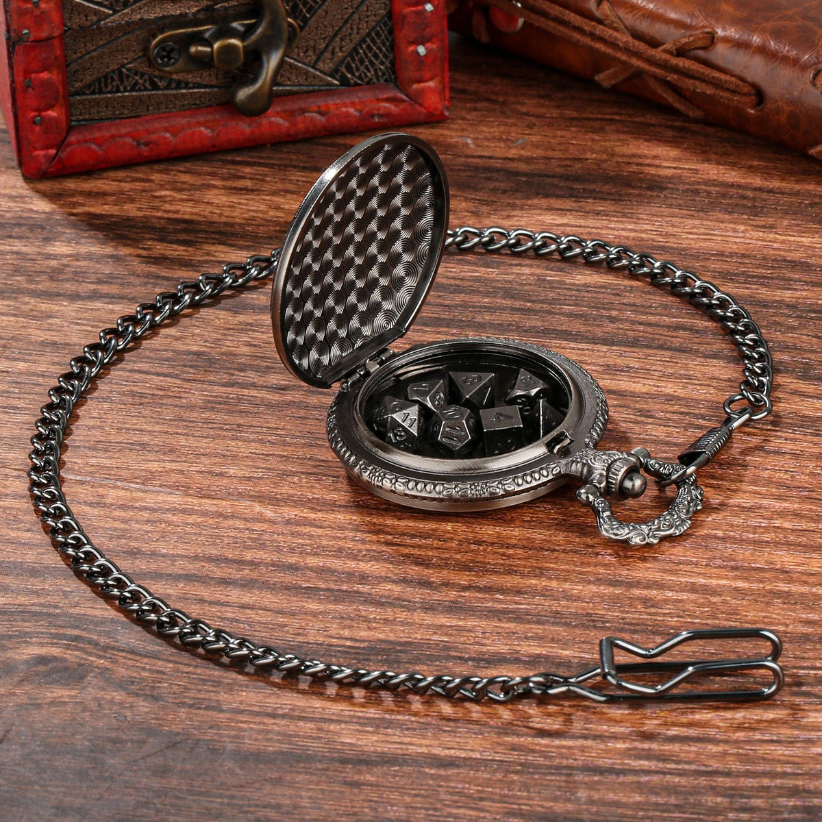 KRAKEN RELIC POCKET WATCH DICE SET