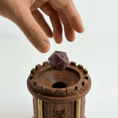 Violet - Wood Dice Set