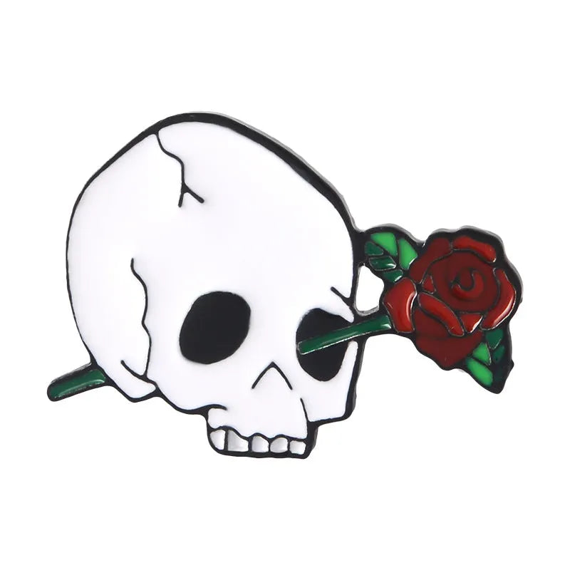 Skull Enamel Pin