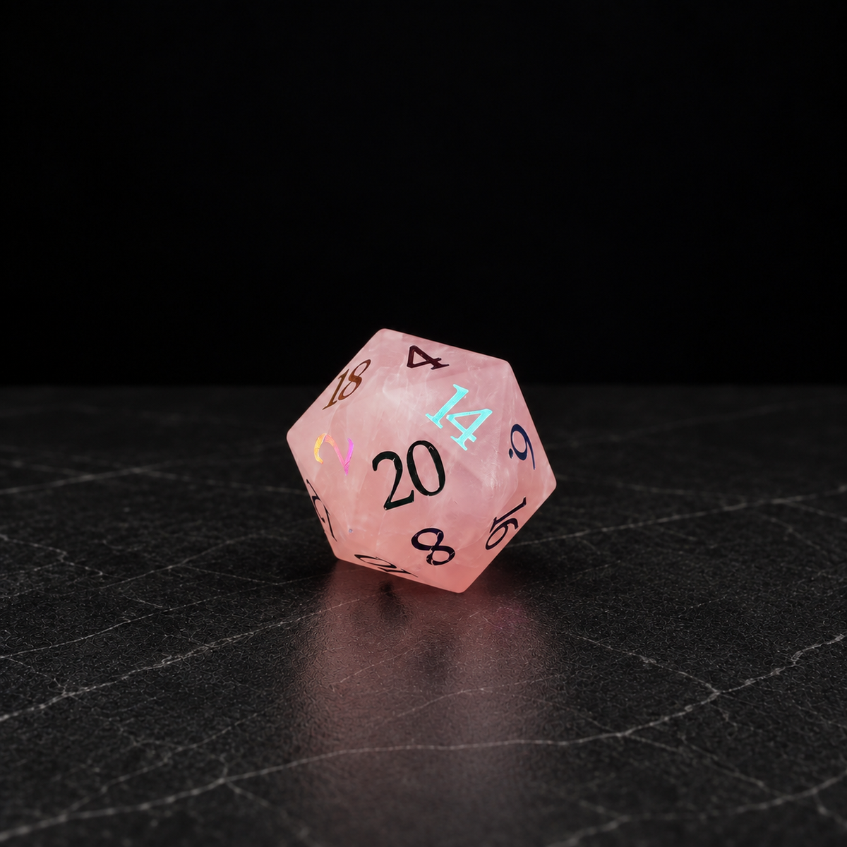 Prismrose Oracle - Gemstone Dice Set