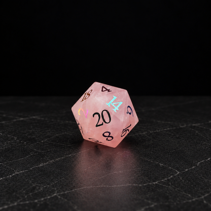 Prismrose Oracle - Gemstone Dice Set