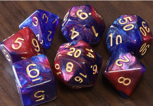 Red Purple and blue Galaxy
