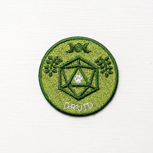 DRUID - Fantasy Tabletop RPG Inspired Scout/Achievement Iron On Patch
