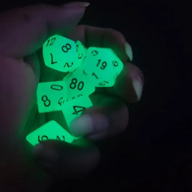 Luminous Night - Glow in The Dark Dice Set