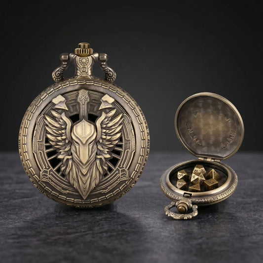 Paladin Pocket Watch Dice Set